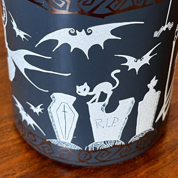 Disney Store Nightmare Before Christmas Mug Jack Skellington Teal Green Metallic - Picture 8 of 15